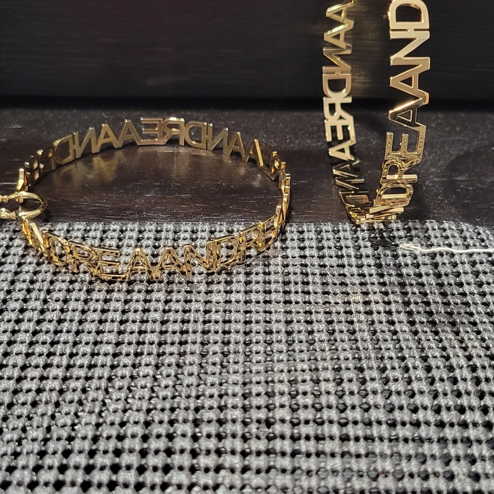 Name Earrings (Andrea)
